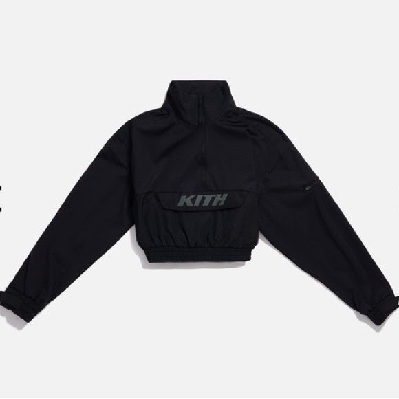 Kith Women’s Nylon Theo Cropped Jacket/Windbreaker - Picture 1 of 4